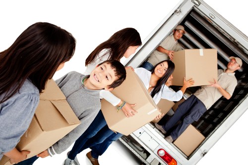 House removal team helping with a local move in Londonremoval