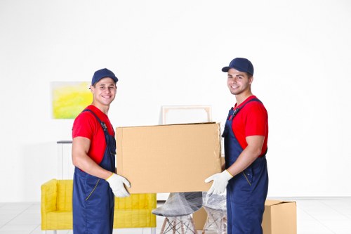 Checklist and packing materials for a London home removal