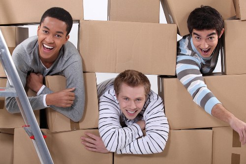 Packing and loading furniture for a London home removals service