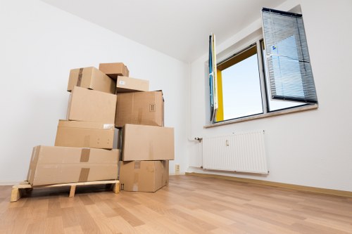 Local movers planning access and parking for a London removal job