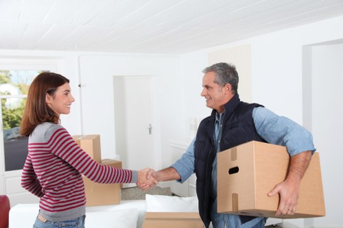 Packing and loading household furniture for a Londonremoval move